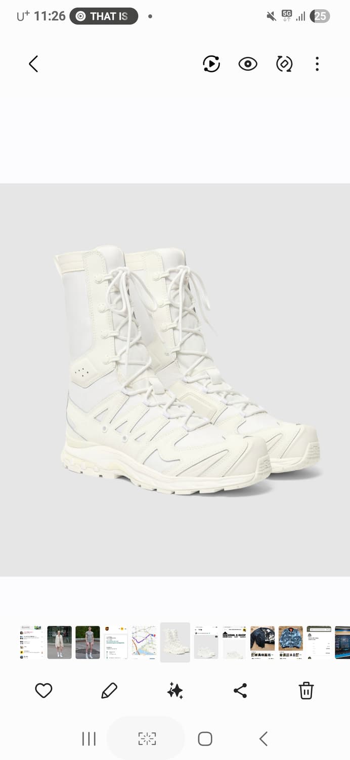 Rier x salomon xa 정글 화이트 상품이미지1