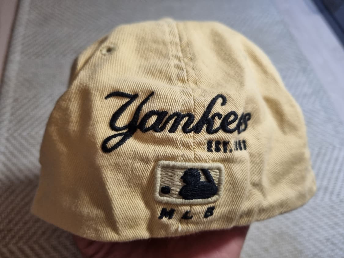 MLB 엠엘비 뉴욕 양키스 볼캡 옐로우 야구 모자 상품이미지4