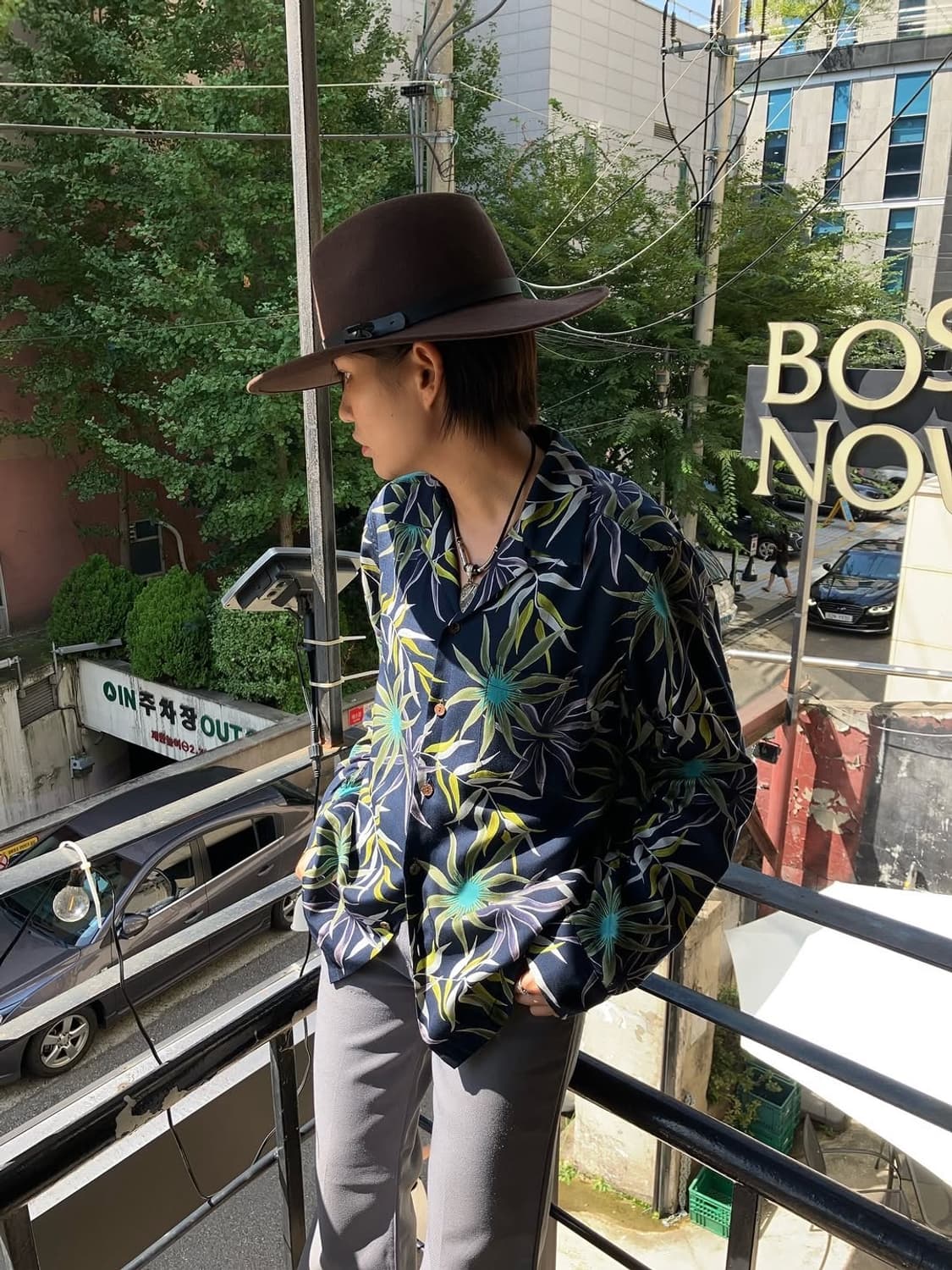 Wacko maria printed flower L/S hawaiian  상품이미지4