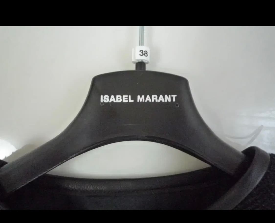 이자벨 마랑 가죽 트리밍 헤링본 자켓 상품이미지8