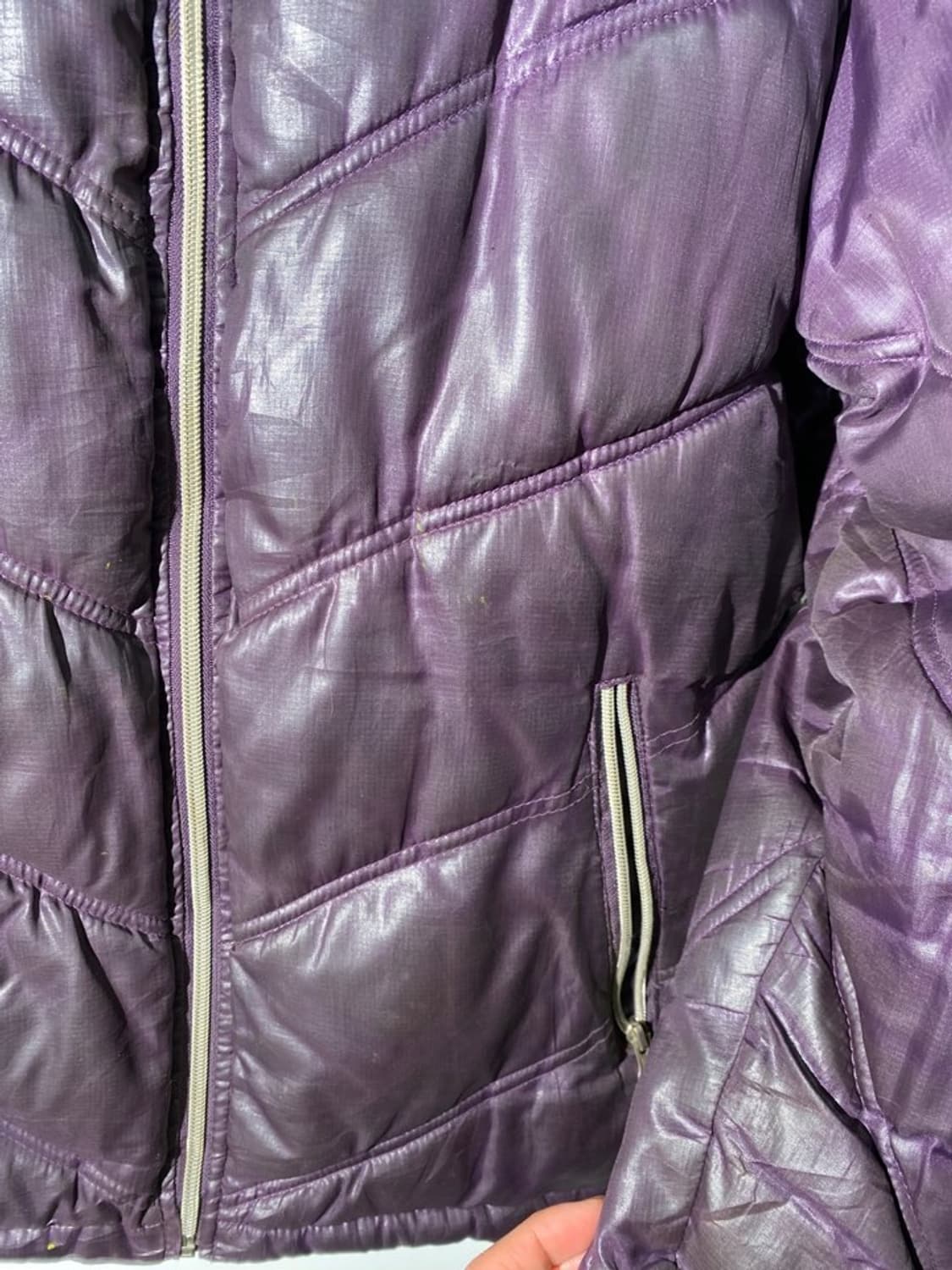 빈티지 퍼 후드 푸퍼 자켓 상품이미지6