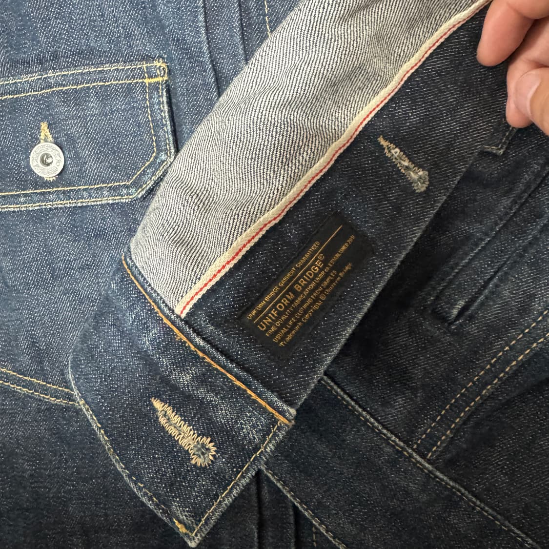 유니폼브릿지 타입2 데님트러커 자켓 L사이즈 상품이미지4