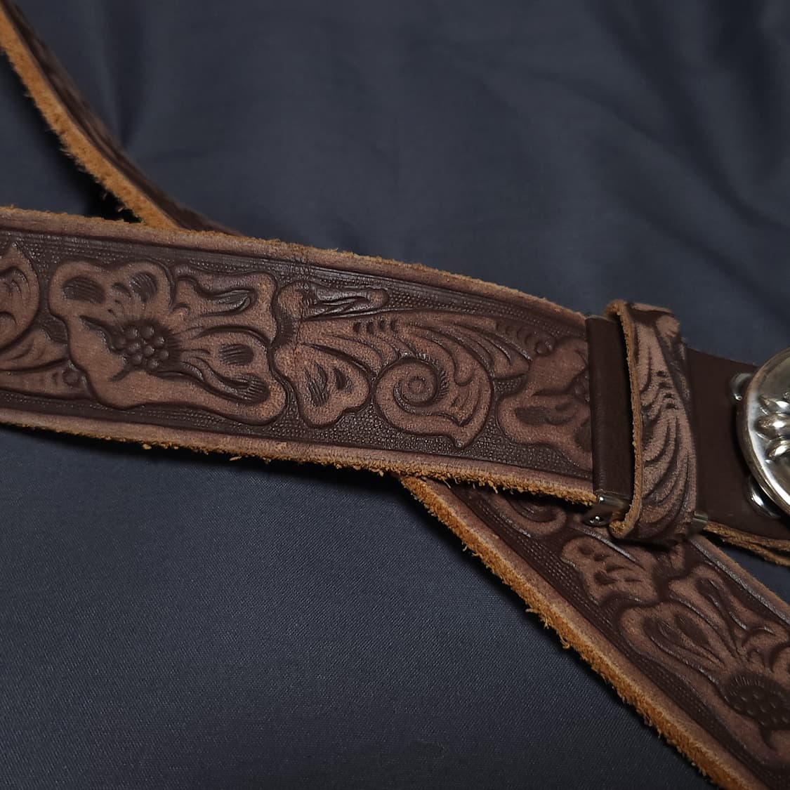 빈티지 웨스턴 레더 벨트 상품이미지2