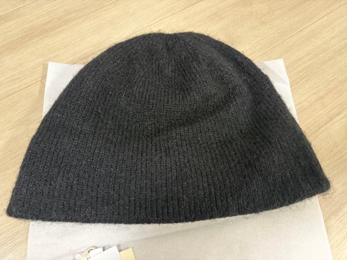 폴리테루 니트 비니 홀 가먼츠 블랙 상품이미지2