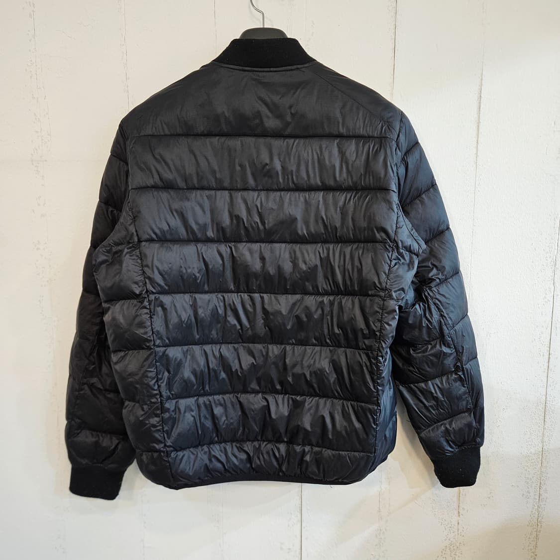 블루종 경량패딩 점퍼 105 블랙 실측 100 상품이미지4