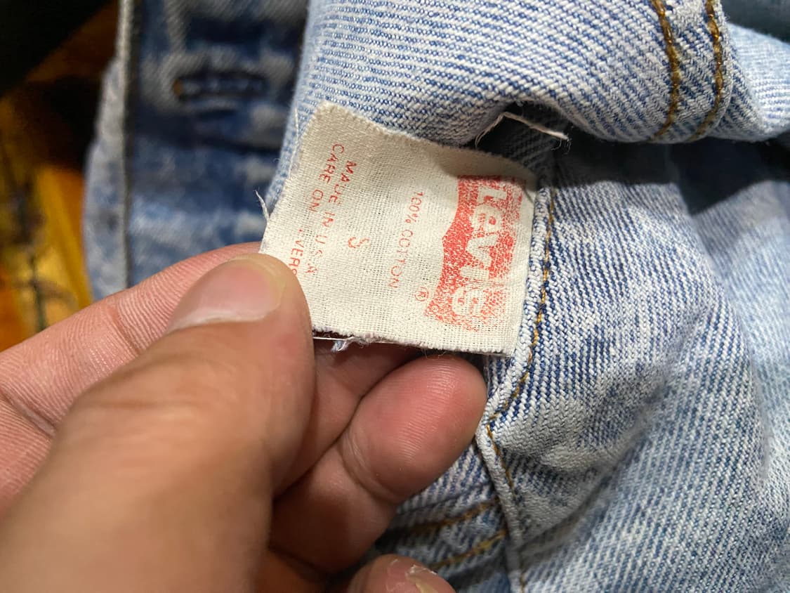 Levi's 리바이스 89년 데님 트러커 자켓 S(100size) 상품이미지7