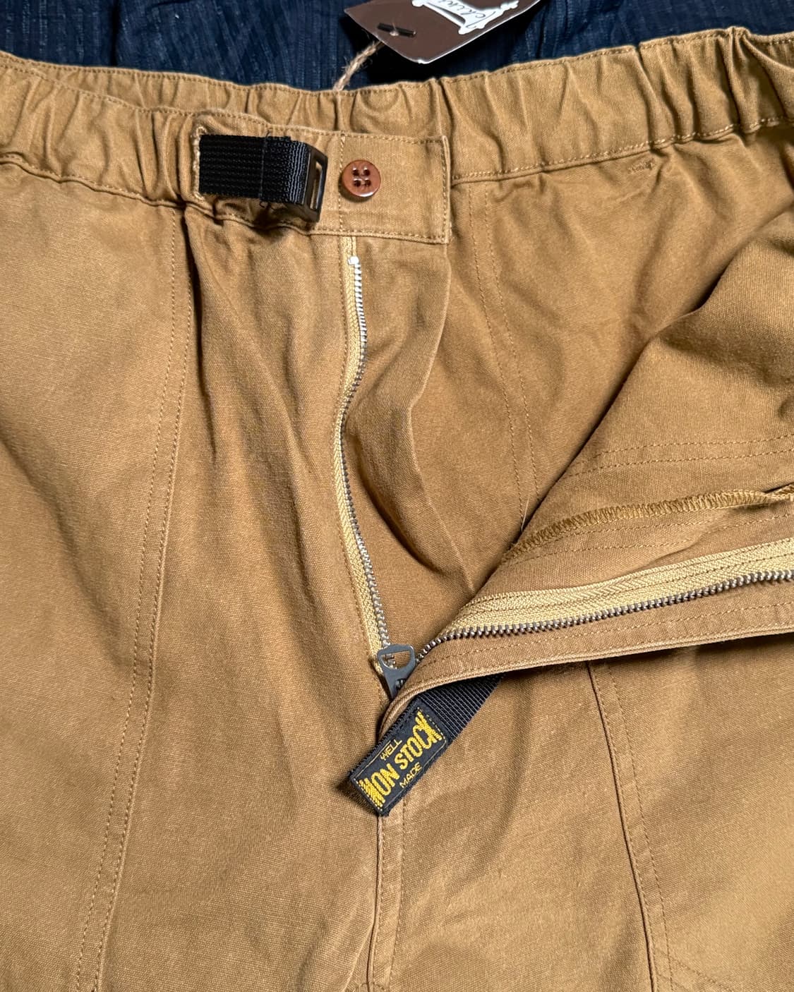 논스탁 10oz 코튼 캔버스 클라이밍 팬츠 - 카키 M 상품이미지6