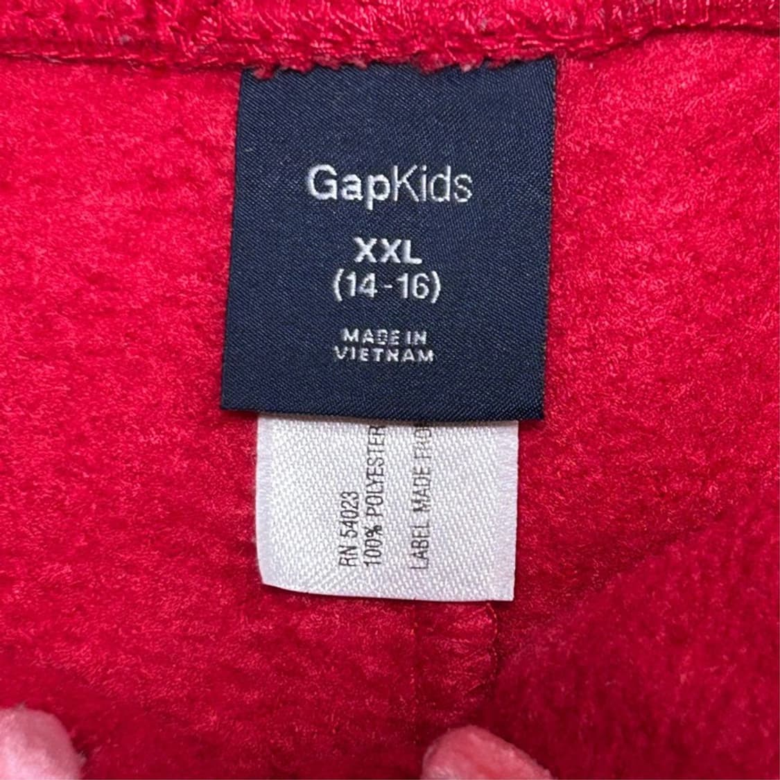 GAP KIDS 핑크로고 후리스 후드집업, 후리스 바지 SET XXL 상품이미지7
