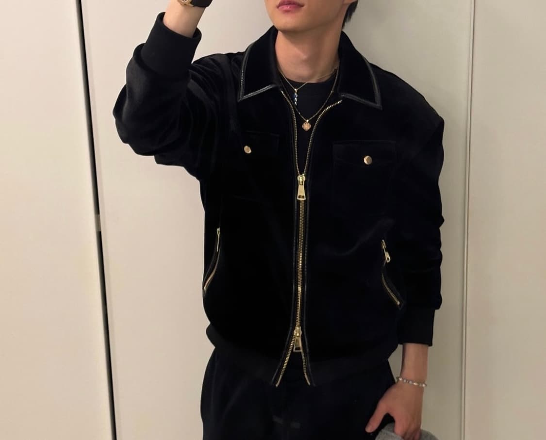 라피나토에뚜알 밸벳 트러커 셋업 상품이미지3