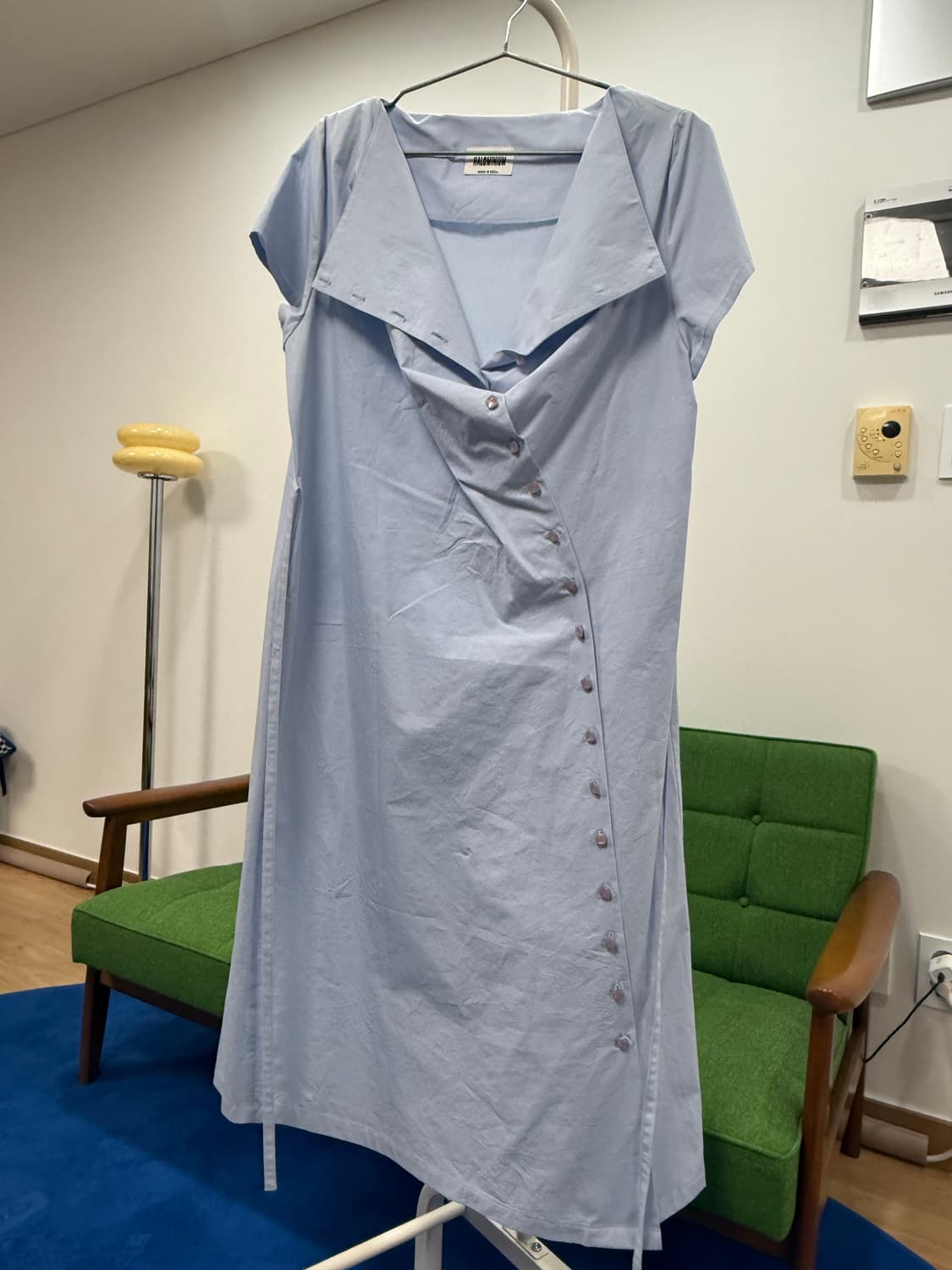 할로미늄 버튼업 원피스 상품이미지4