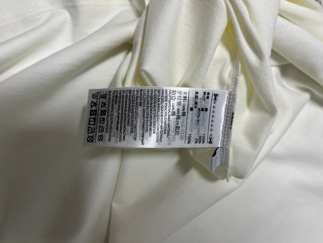 [L] Y-3 블러 로고 티셔츠 상품이미지5