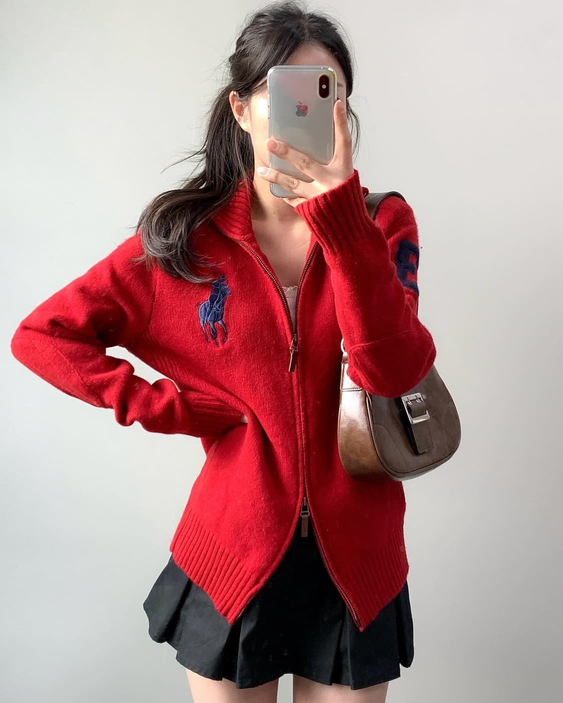 폴로 빅포니 투웨이 니트집업 상품이미지2