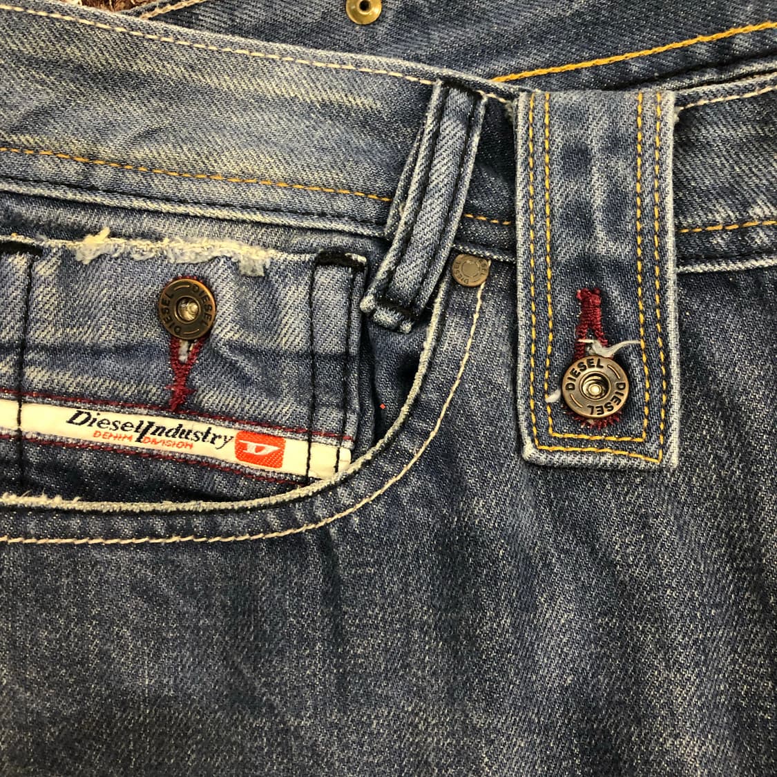 디젤 00s 워싱 데님 팬츠 상품이미지3