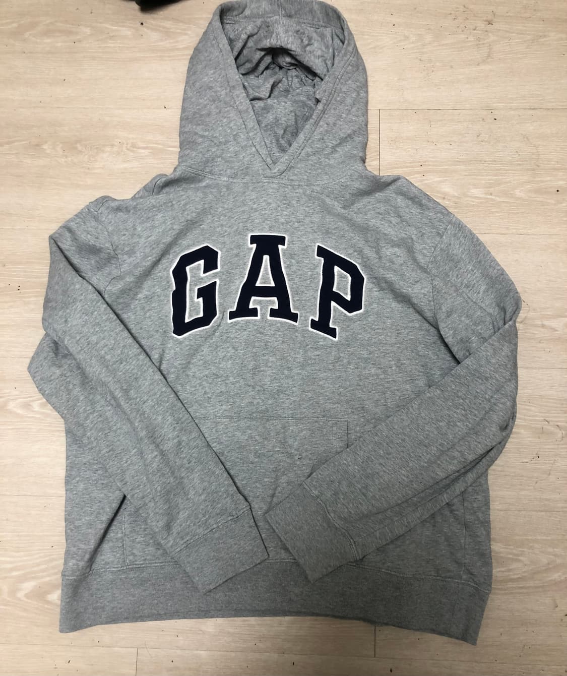 갭 후드티 그레이 색상 XL 105 사이즈 상품이미지1