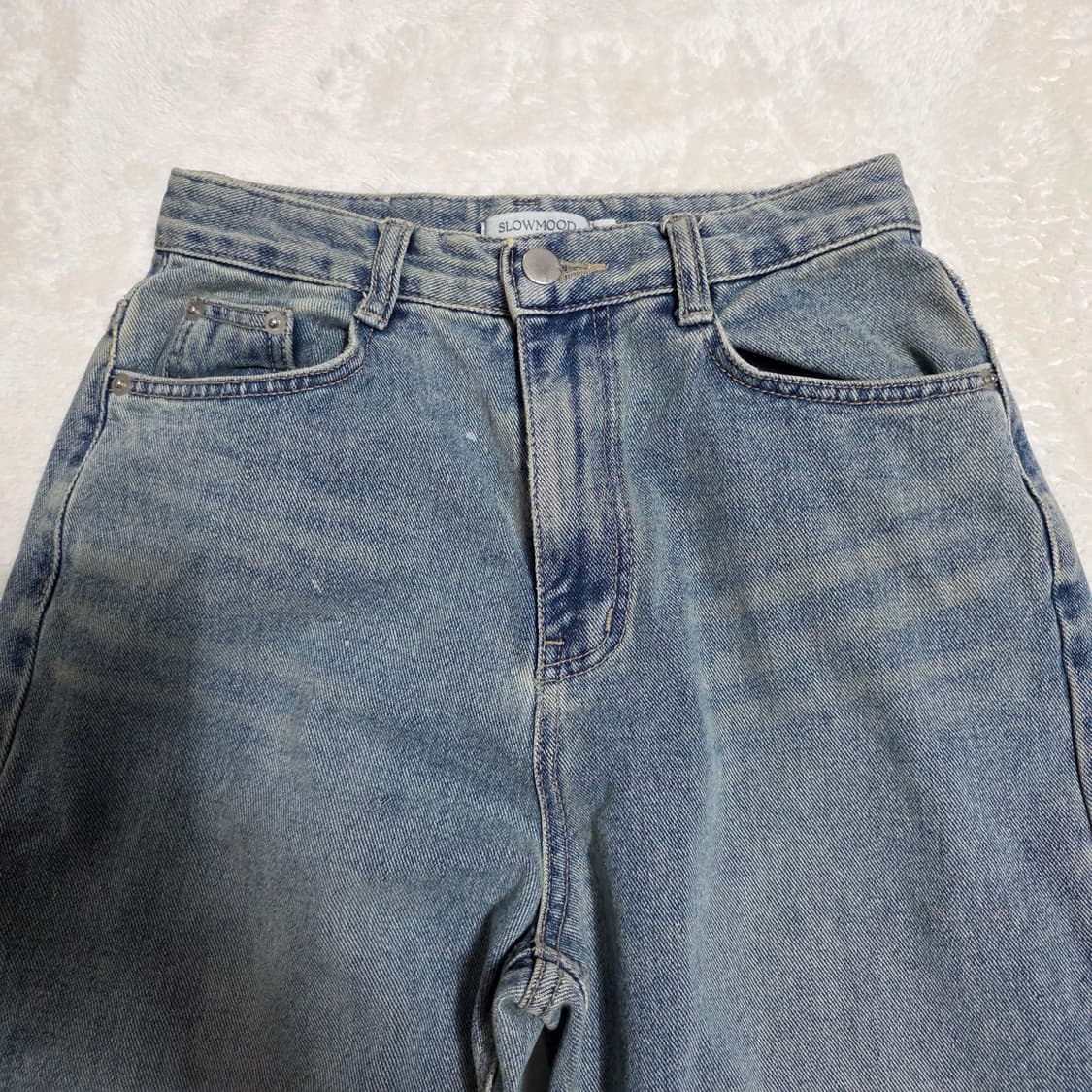 (1)여성 슬로우무드 슬로우앤드 데님 팬츠 상품이미지2