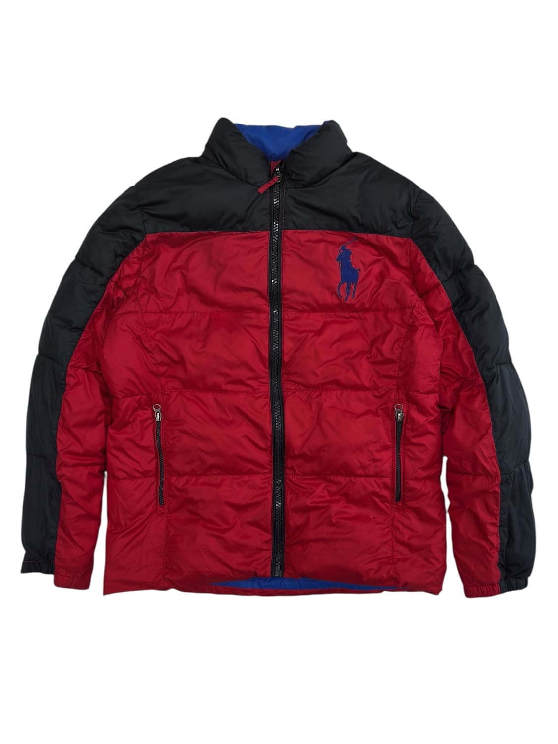 폴로 누빔 패딩 상품이미지1