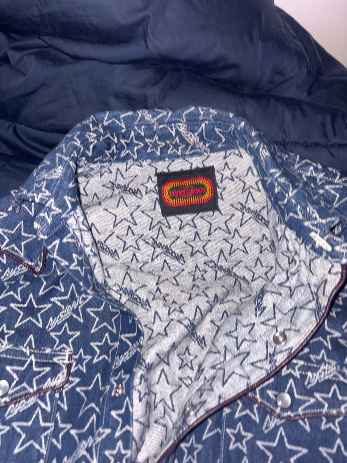 히스테릭글래머 90s 아카이브 스타패턴 셔츠 상품이미지4