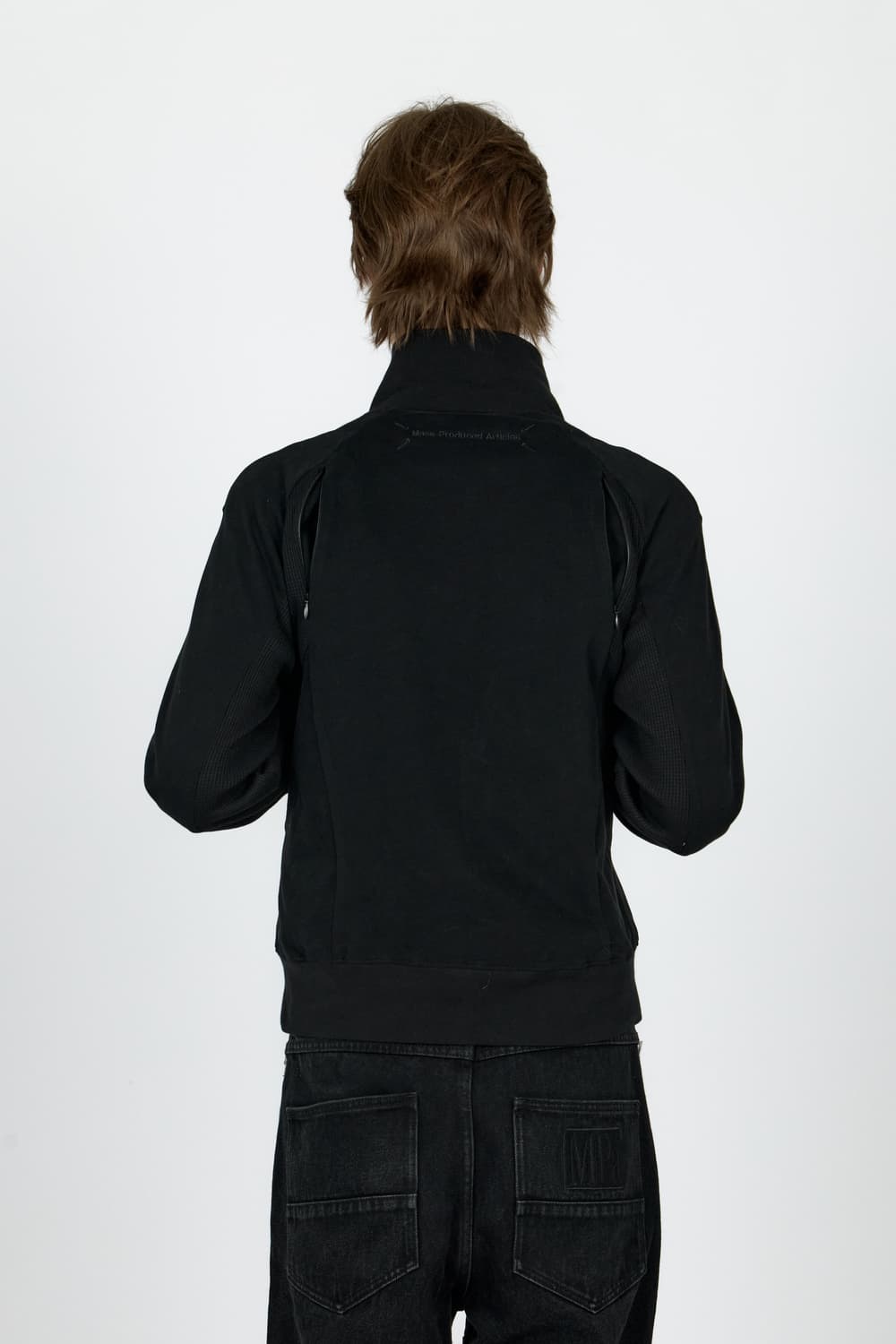 MPa CONTRAST ZIPPED JACKET (BLACK) 상품이미지3