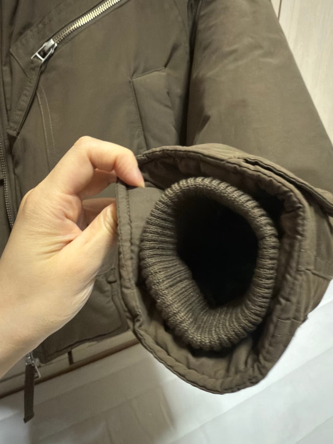 [M]이에이 패디드 크롭 점퍼 상품이미지6