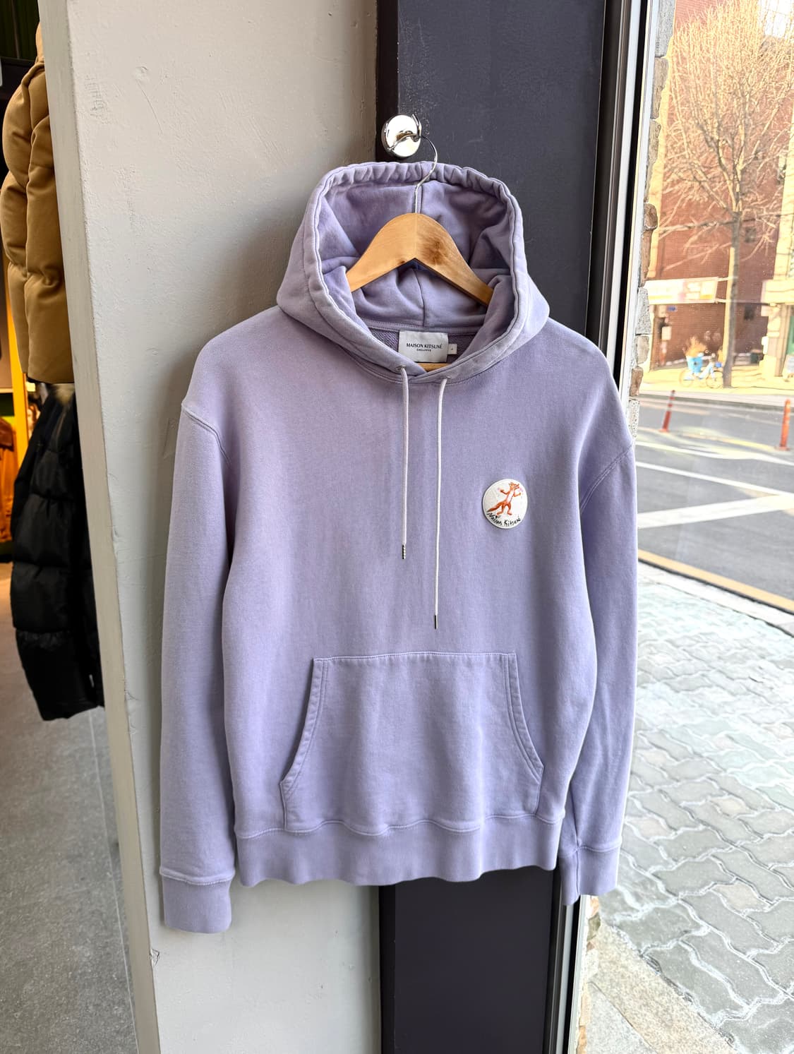 L/ 메종키츠네 패치로고 후드티 상품이미지4