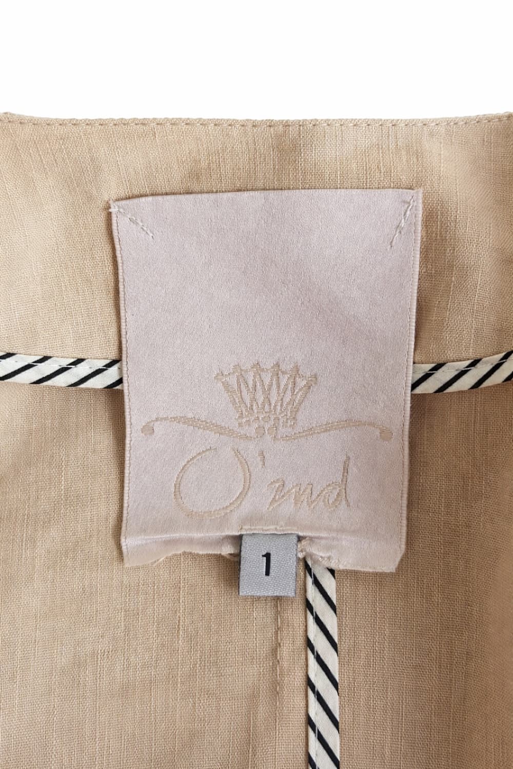 오즈세컨 클래식 배색 쓰리웨이 자켓 44~슬림55핏 상품이미지8