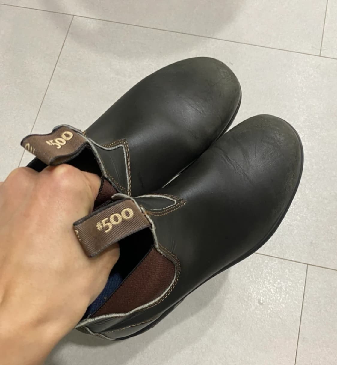 [블런드스톤/500] 다크브라운 첼시 / 255사이즈  상품이미지1