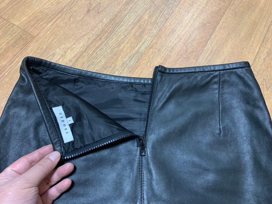 SANDRO 산드로 미니 스커트(레더-램스킨)2 사이즈 상품이미지9