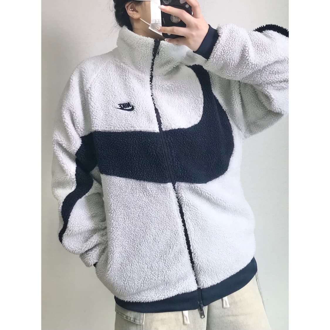 나이키 리버시블 플리스 후리스 뽀글이 M 상품이미지1