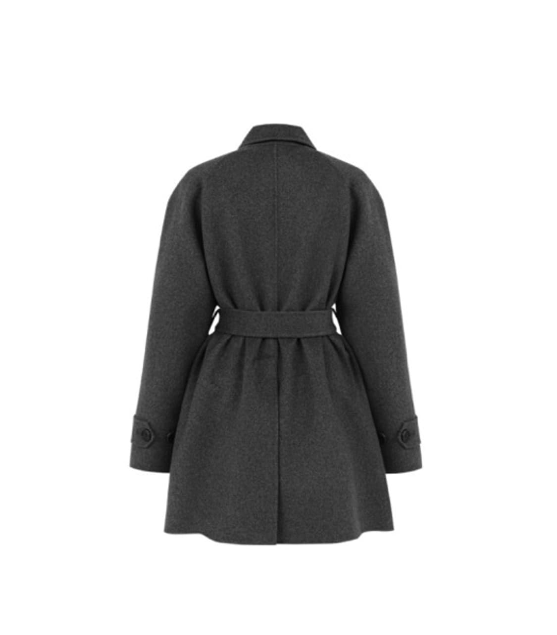 룩캐스트 리앤 울 핸드메이드 하프 코트25FW  상품이미지4