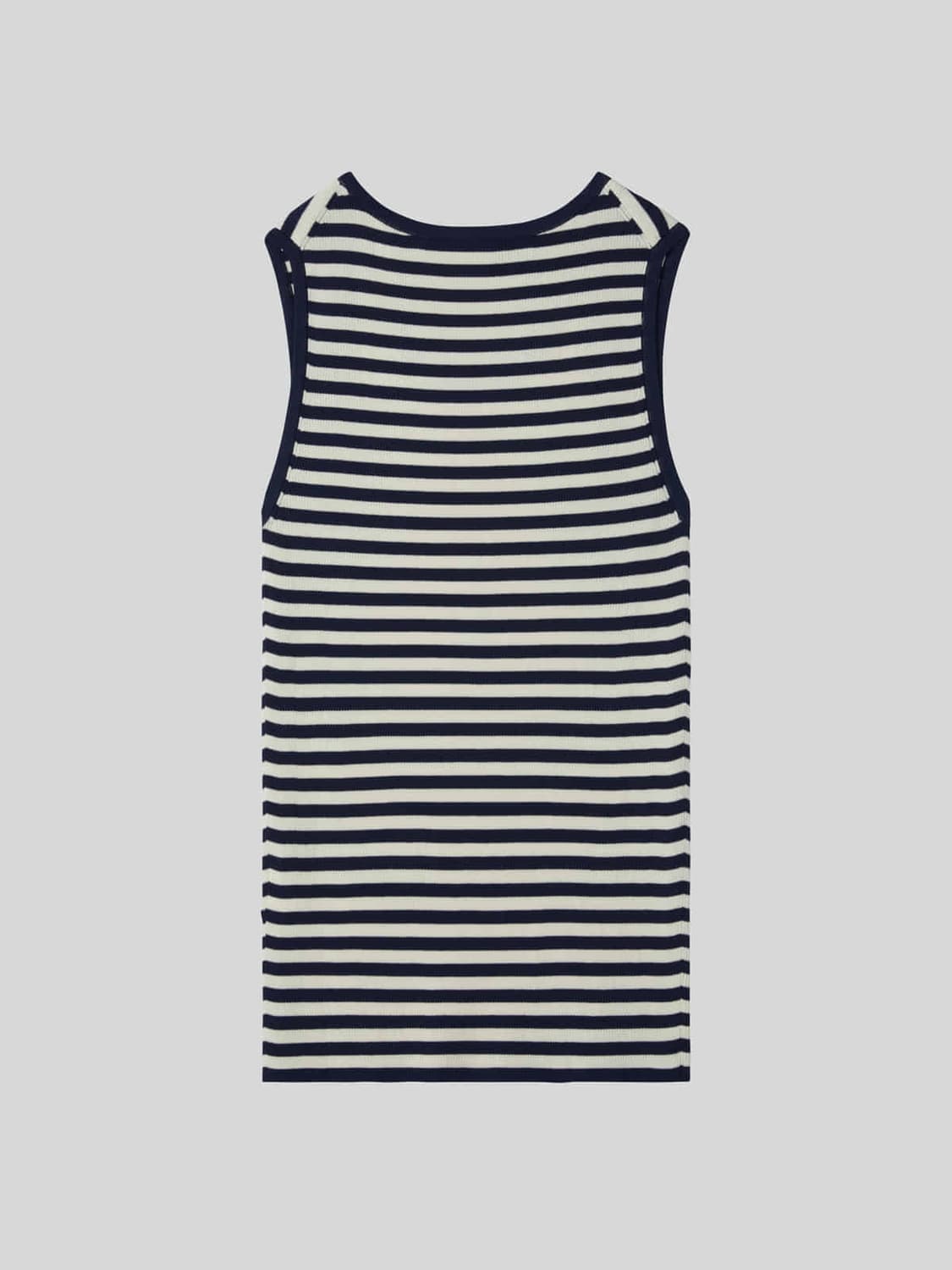 렉토 26SS 마리나 썸머 니트 탱크탑 슬리브리스 네이비 상품이미지5