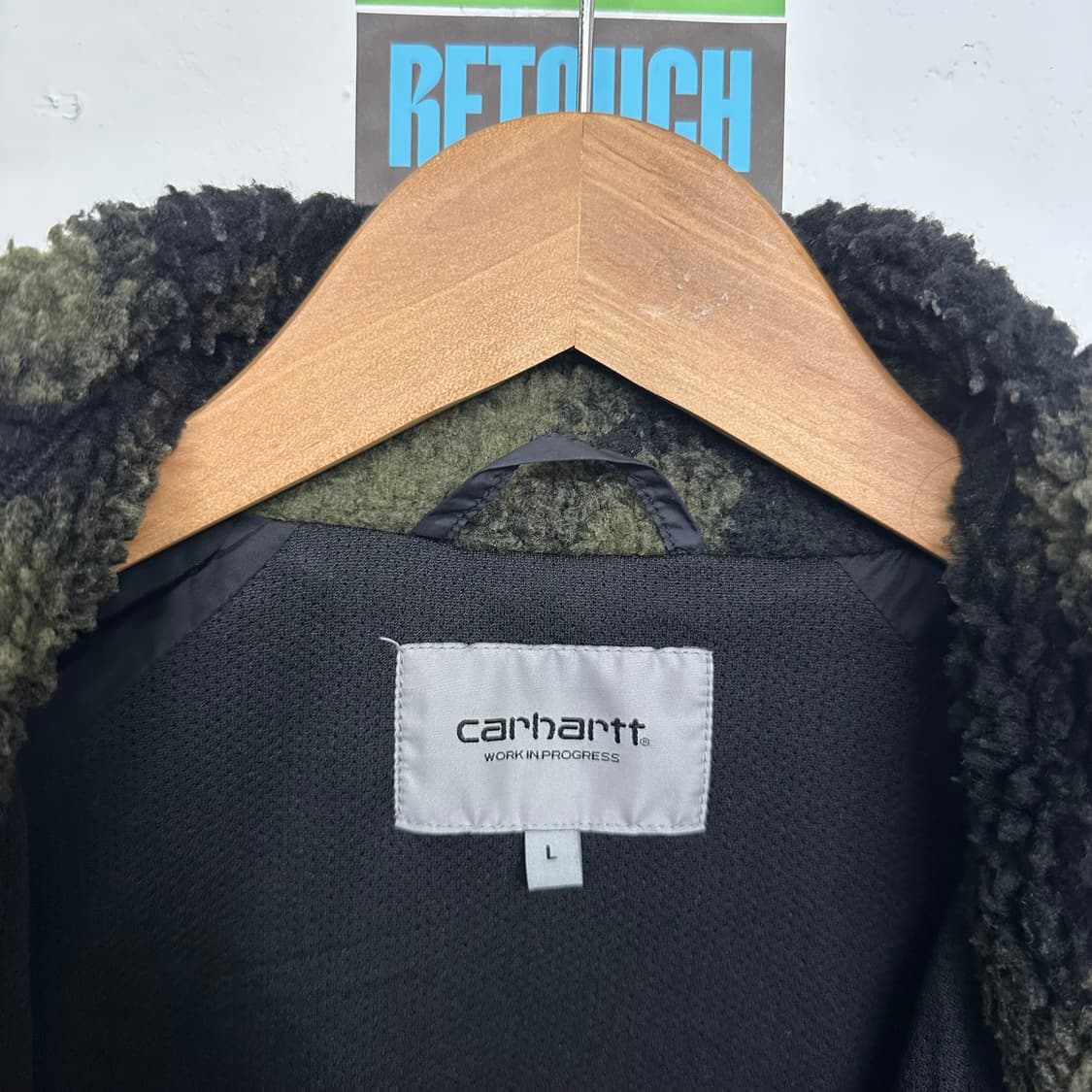 칼하트 WIP 카모 플리스 집업 상품이미지6