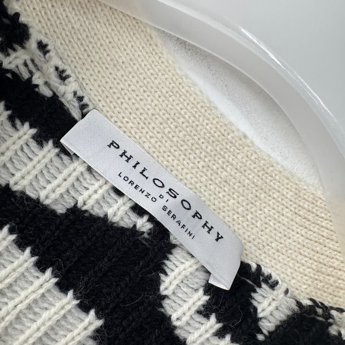 필로소피 22 디 로렌조 패턴 울 베스트 상품이미지3