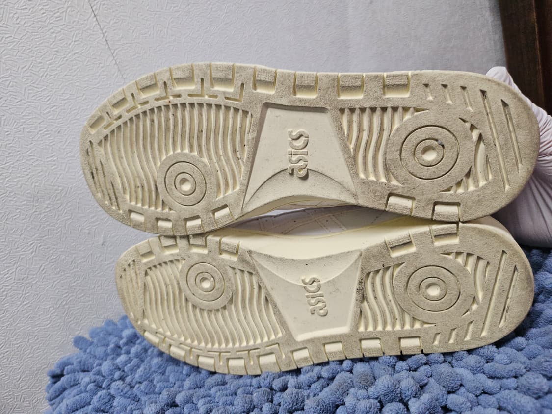 아식스 코트 S 화이트 스니커즈 운동화 240 상품이미지3