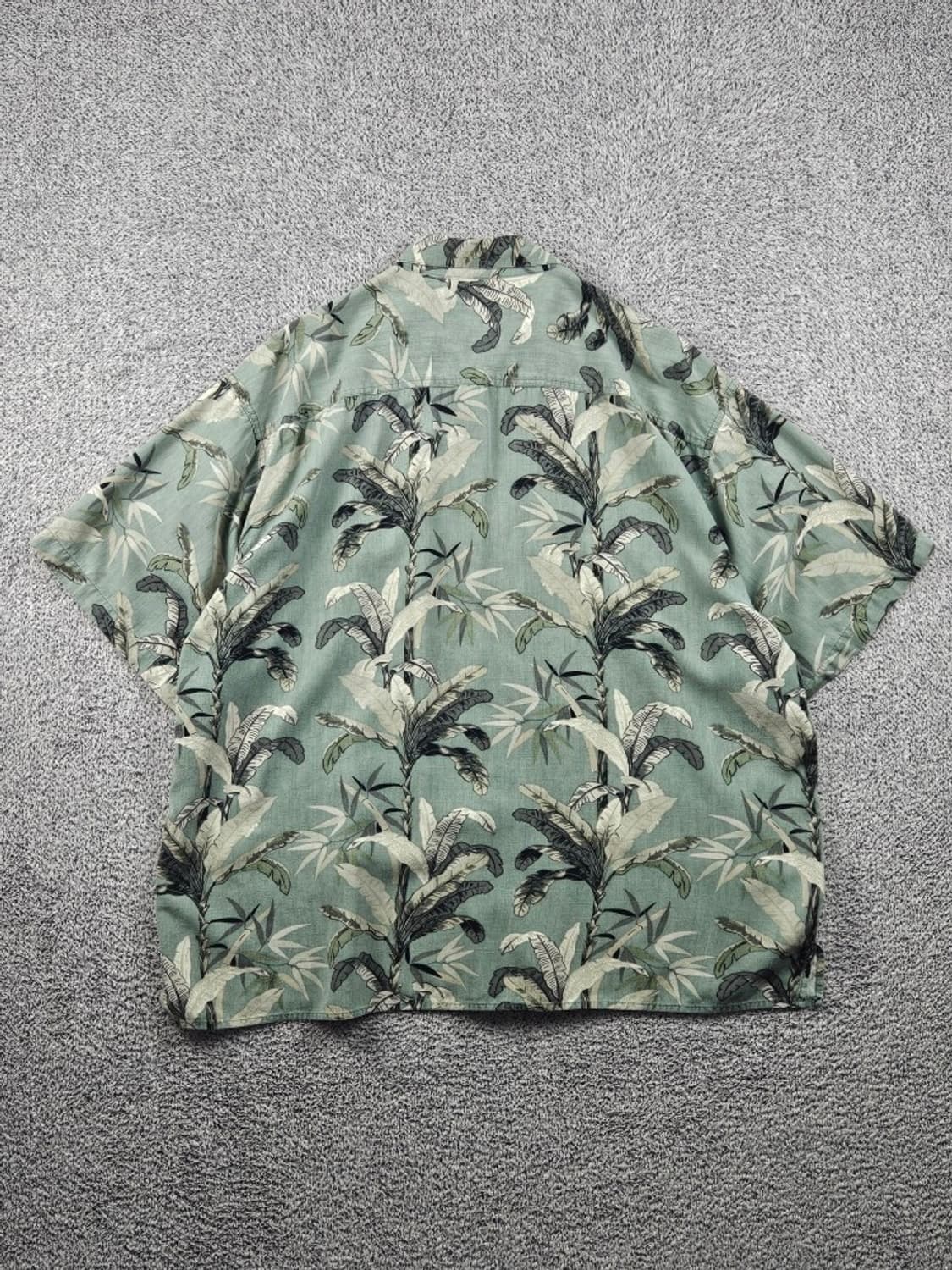 반 휴센 실크 하와이안 반팔 셔츠 ( 2XL ) / 12533 상품이미지3