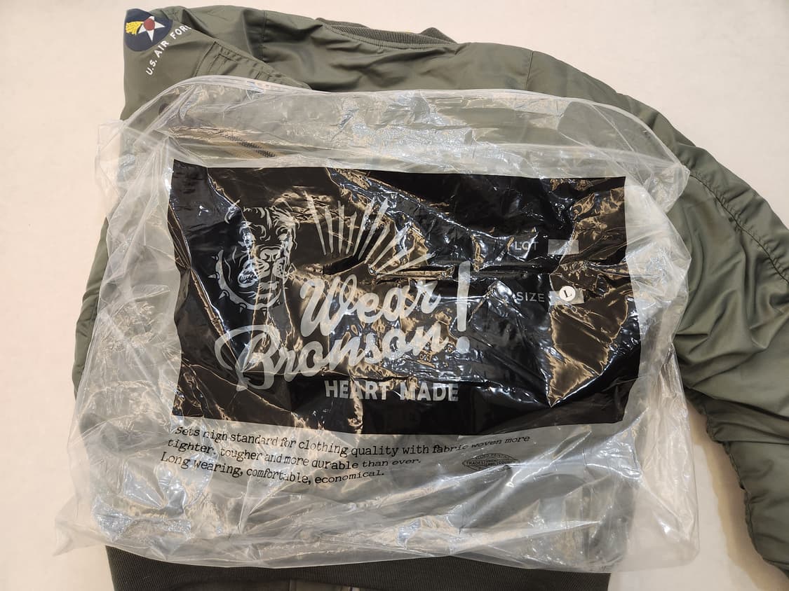 (새상품) 브론슨 ma-1 L사이즈 중국판 상품이미지9