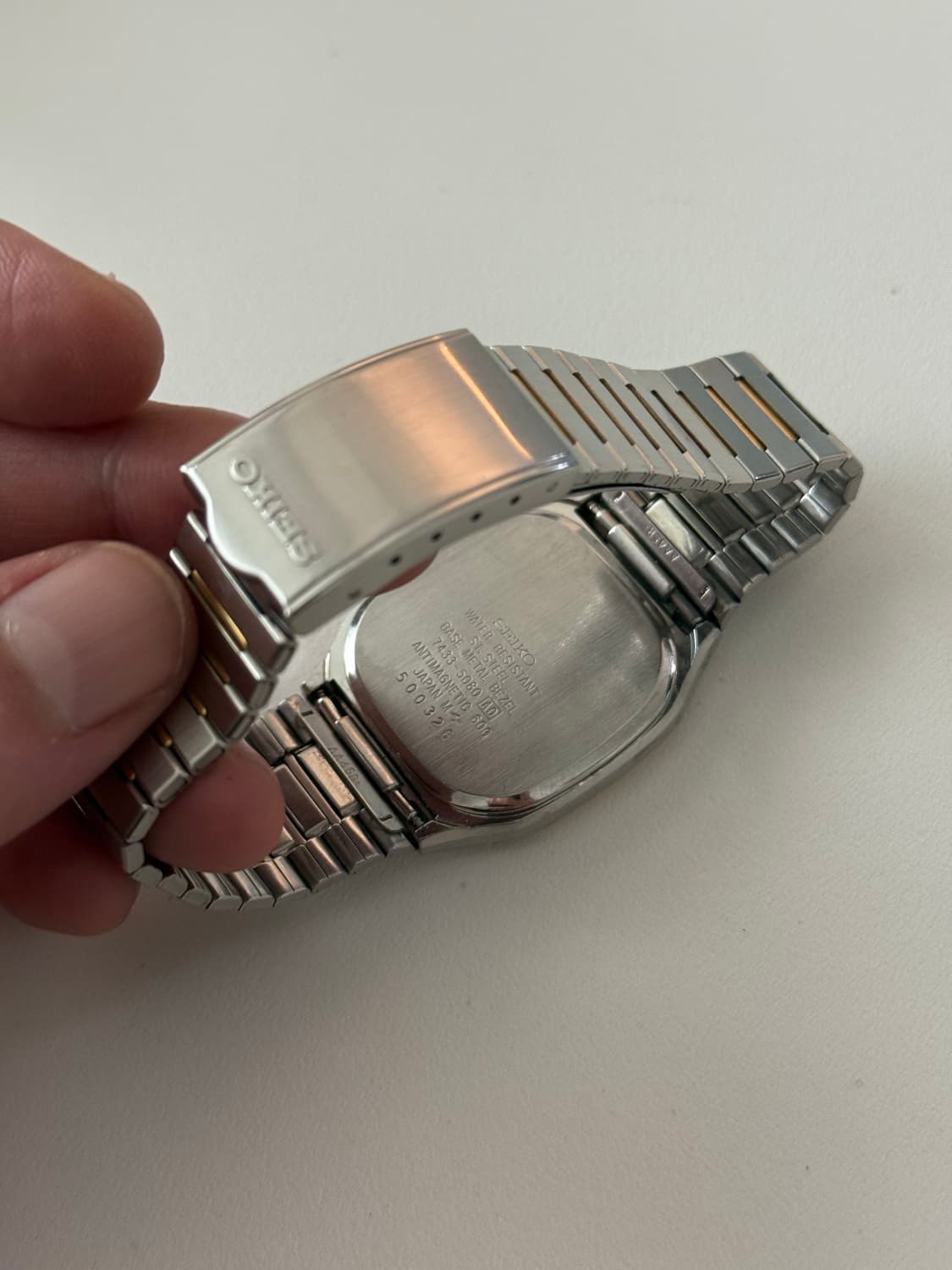 세이코 Seiko 쿼츠 크로노스 데이데이트 콤비 상품이미지4