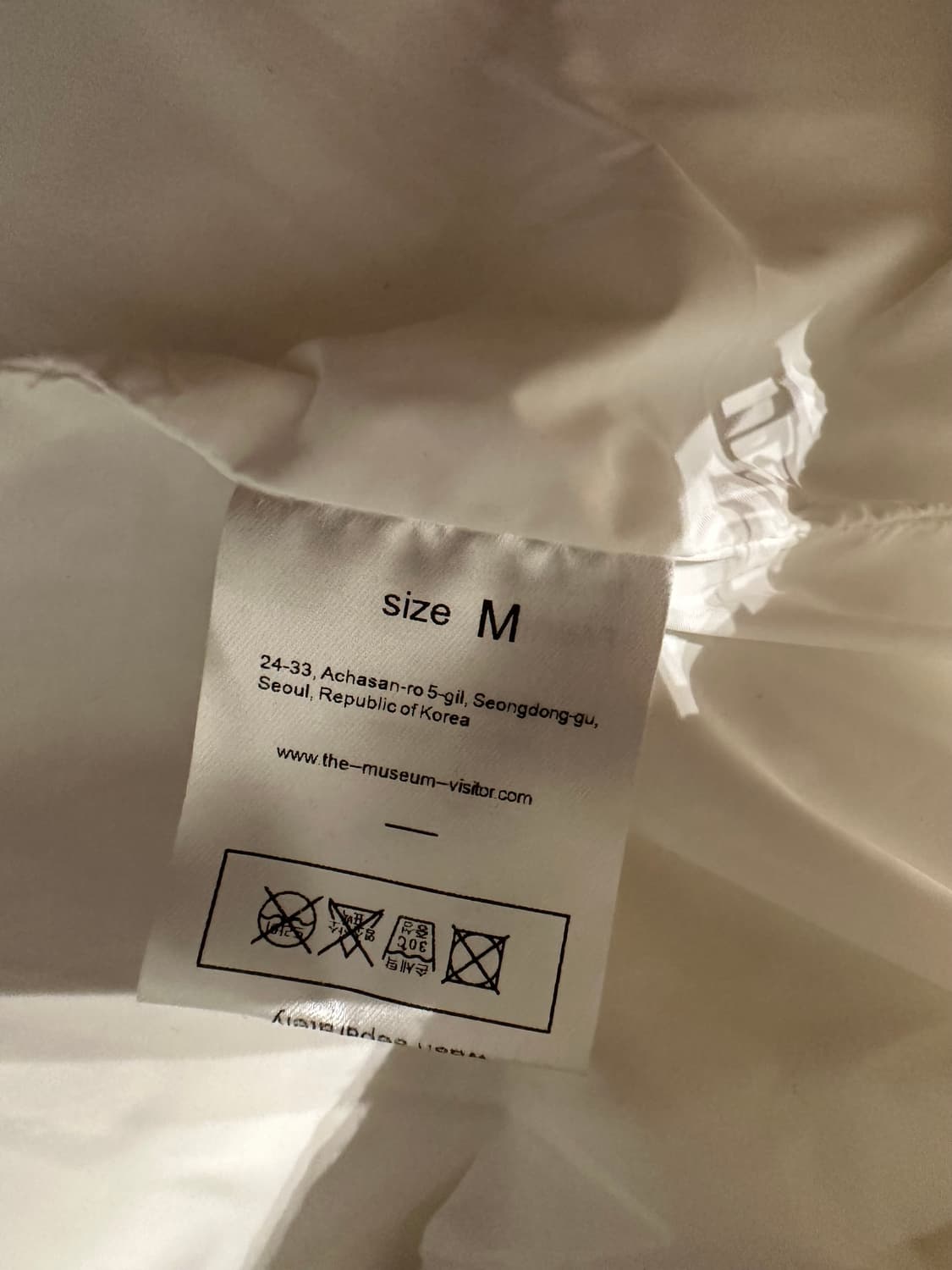 더뮤지엄비지터 PUFFER DOWN VEST m 상품이미지5