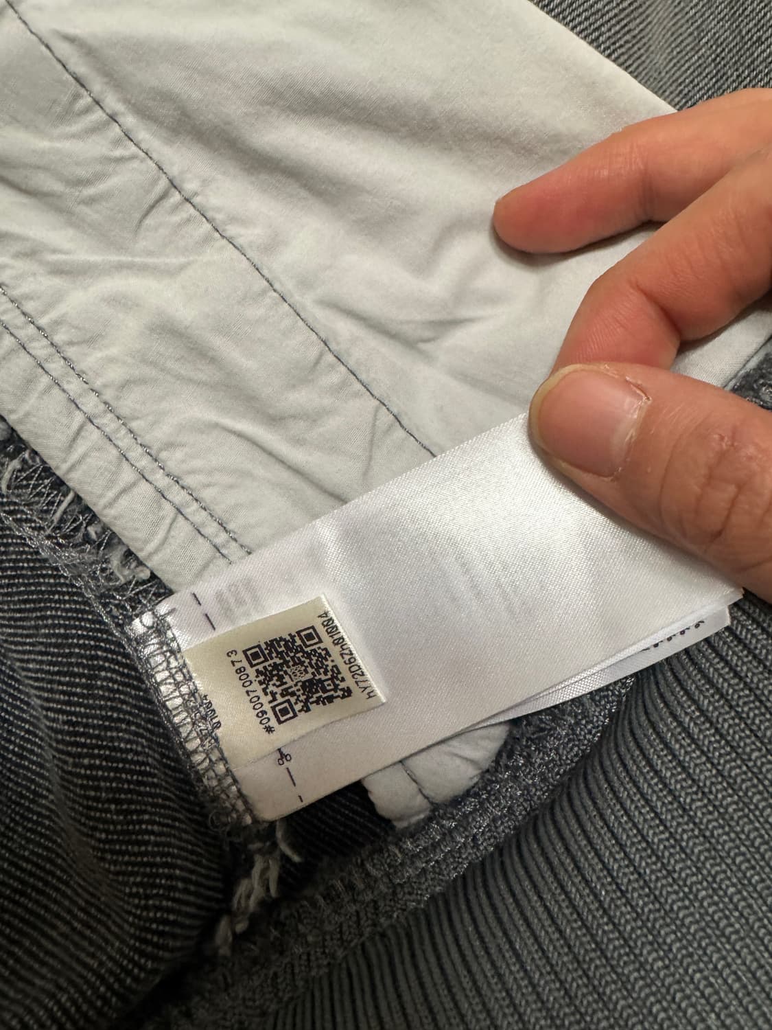 아디다스 데님 트랙탑 차콜 블랙 S 상품이미지7