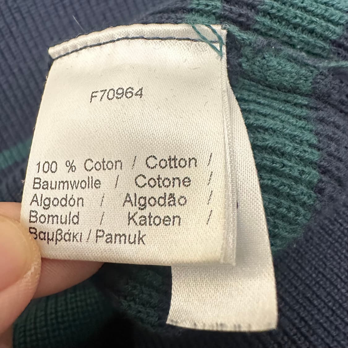 라코스테 스트라이프 니트 S 상품이미지7