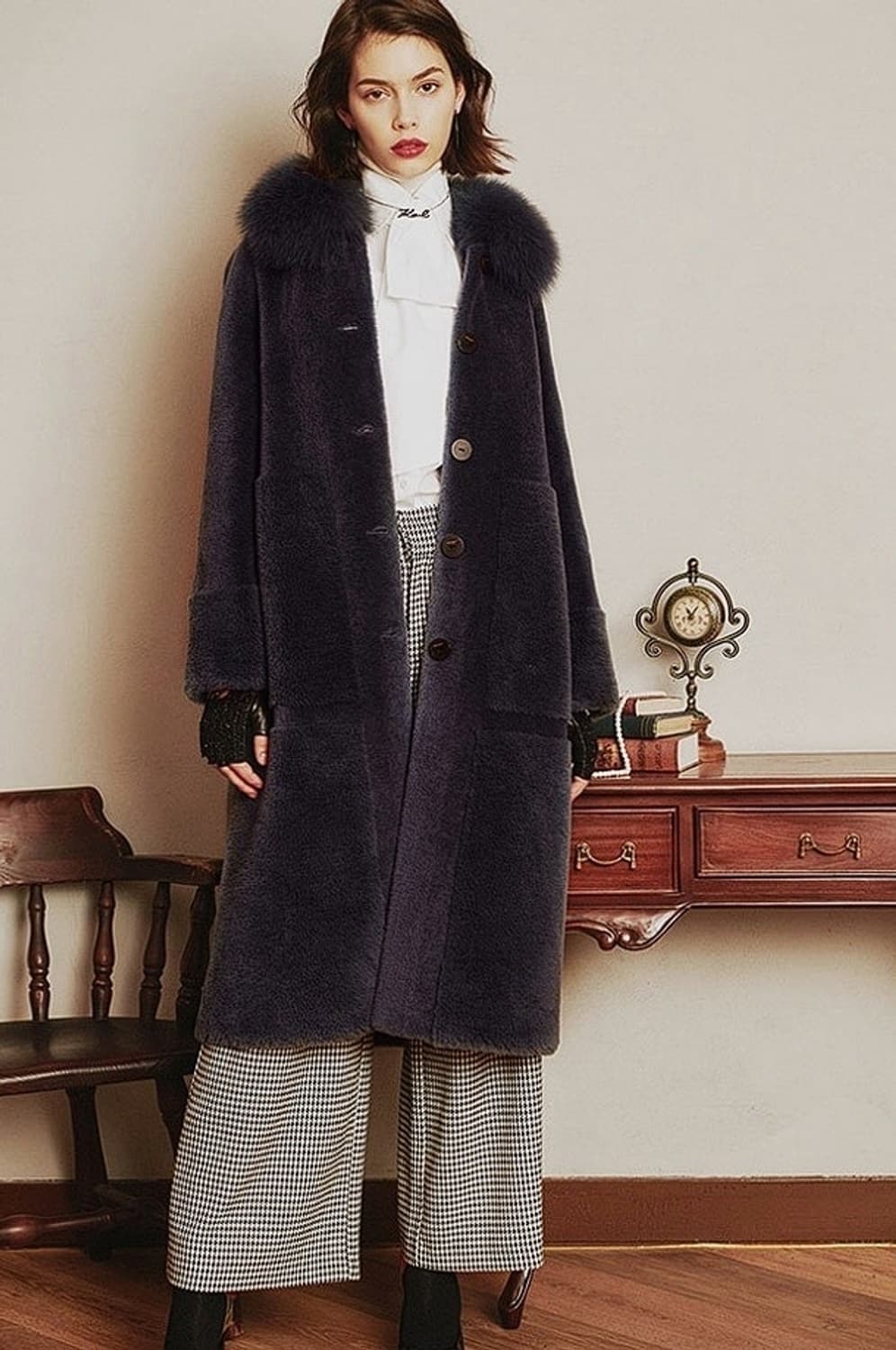 칼 라거펠트 사가폭스 슈페트 양모코트 상품이미지8