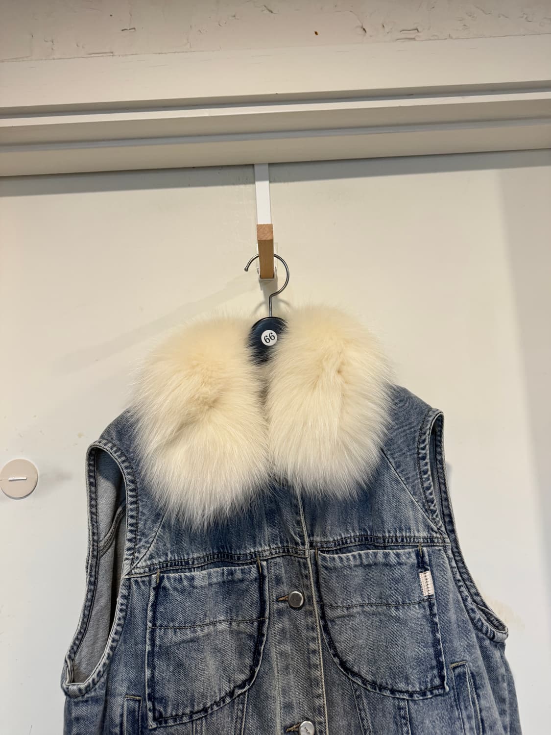 오즈세컨 폭스퍼 데님 베스트 상품이미지5