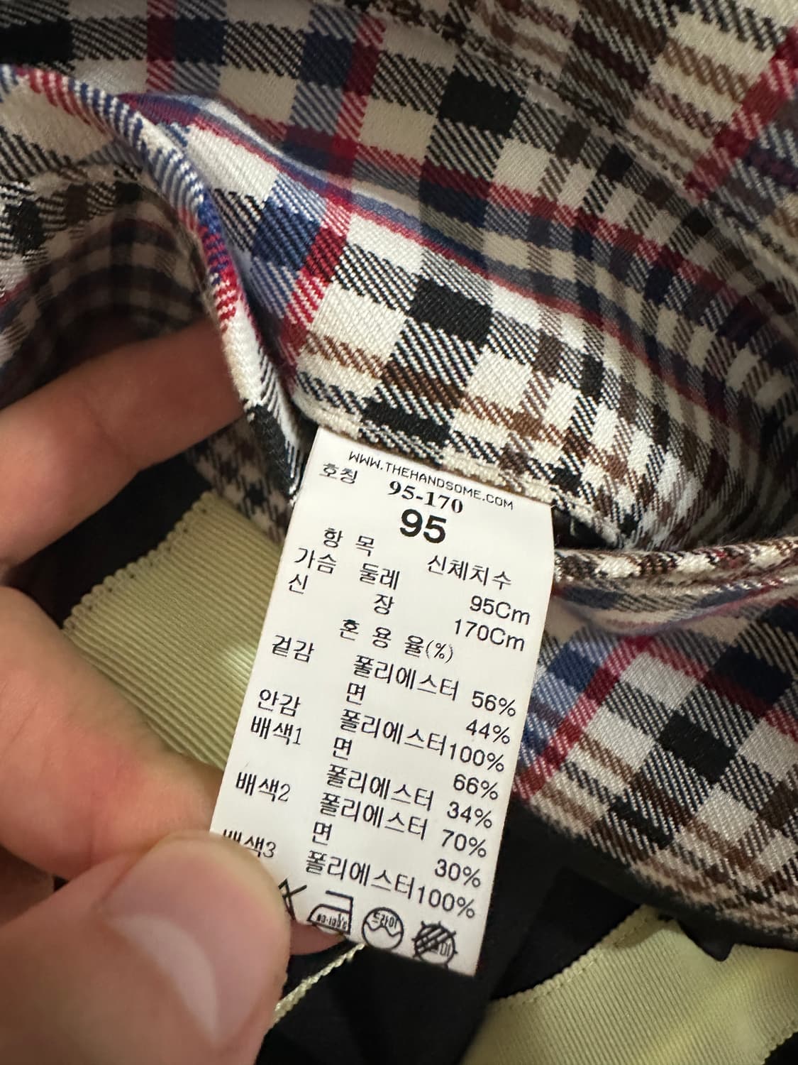 시스템옴므 래글런 체크 후드 코트 상품이미지7