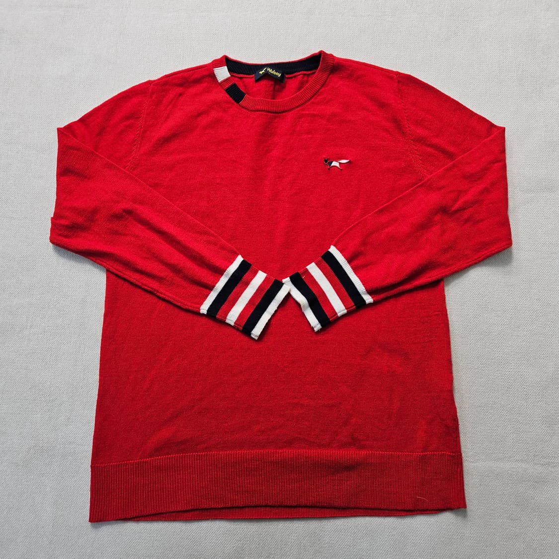 L 울시 레드 골프 니트 0306Y 상품이미지1