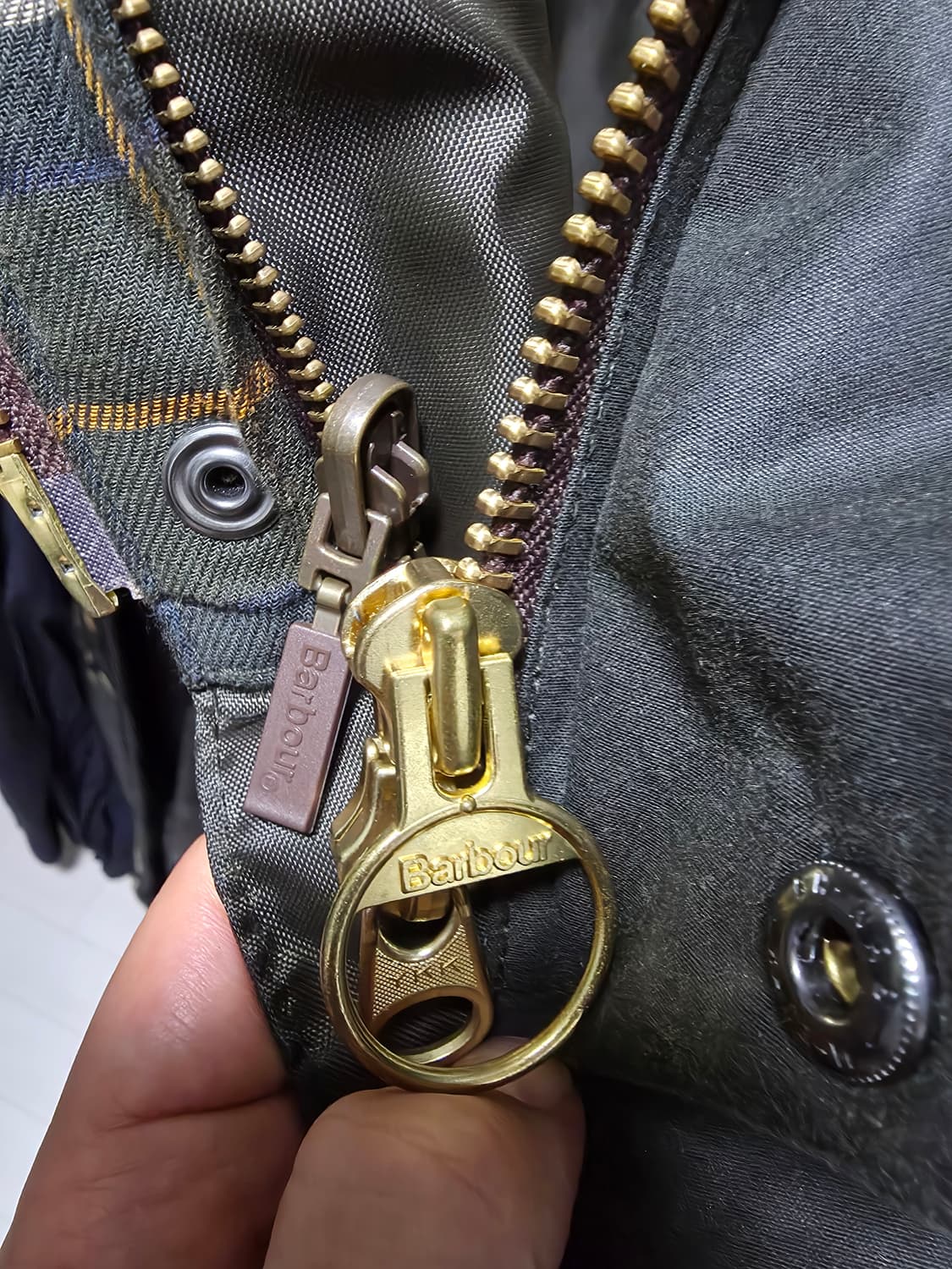 바버 비데일 세이지 왁스자켓 36사이즈 상품이미지7