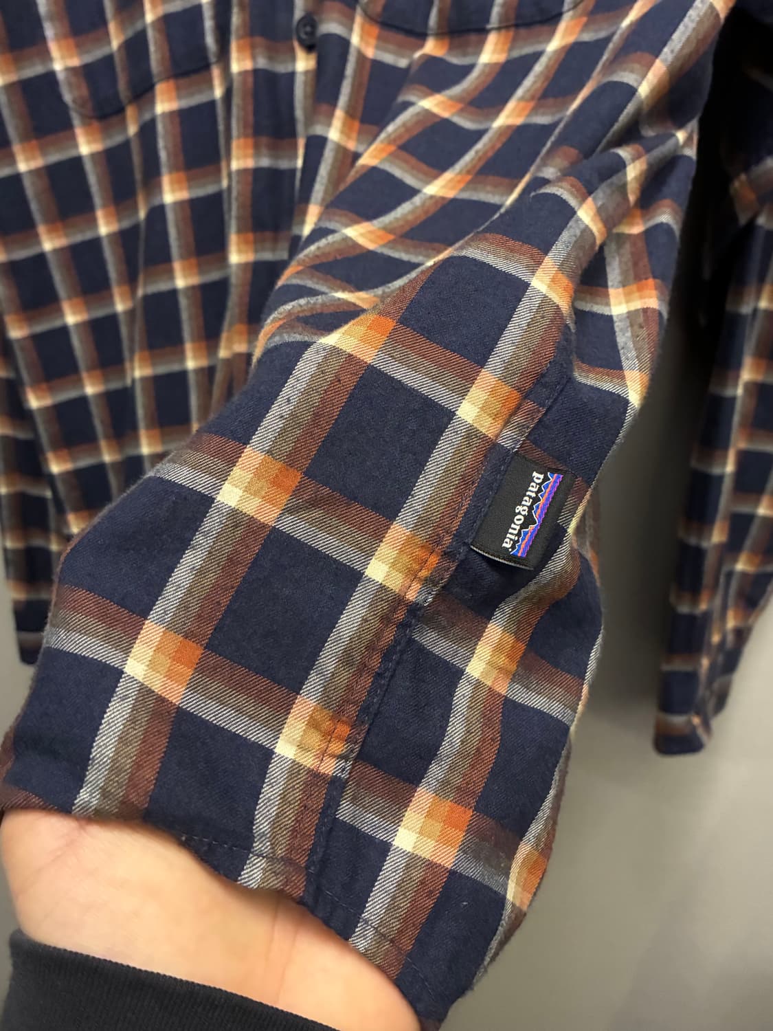 (M~L)파타고니아 오가닉코튼 투포켓 플란넬 체크셔츠 상품이미지6