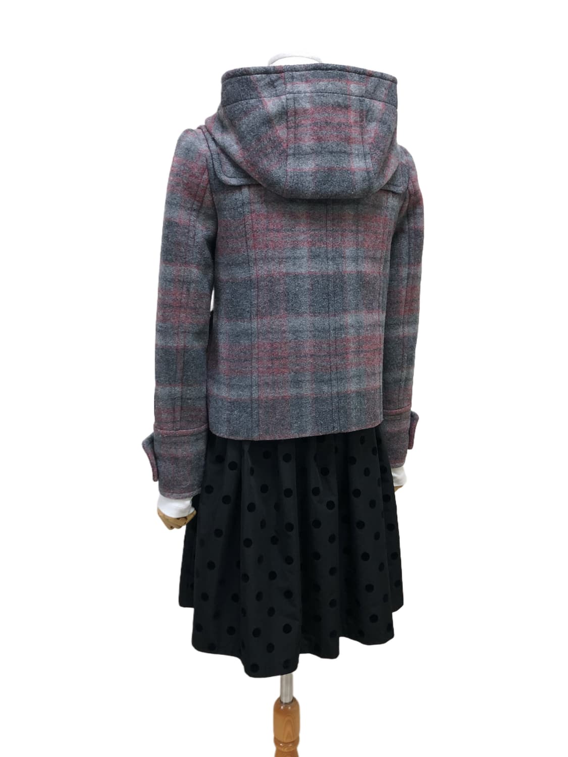 CROLLA 크롤라 체크 더플코트 상품이미지7