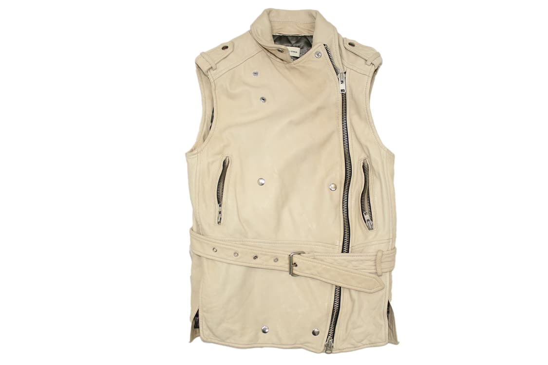 Isabel Marant 이자벨마랑 2WAY 램스킨 레더 바이커 베스트  상품이미지4