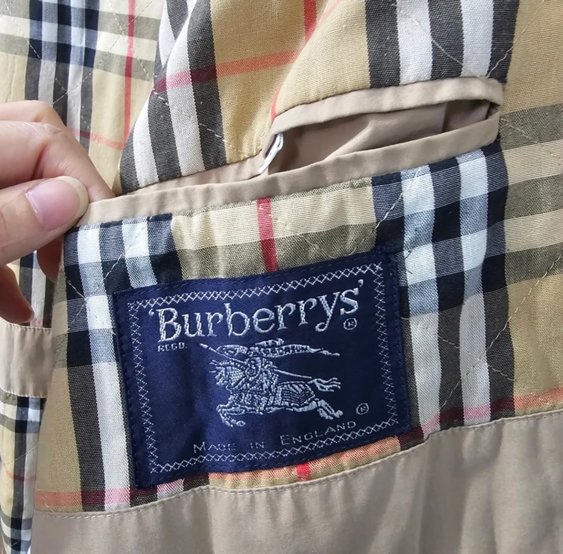 버버리 후드 자켓 베이지 코트 105 상품이미지7