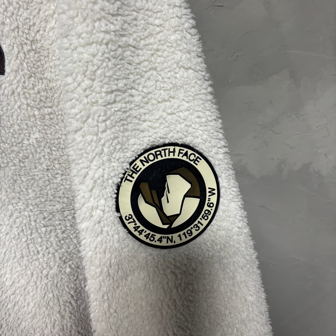노스페이스 플리스 화이트 브라운 상품이미지5