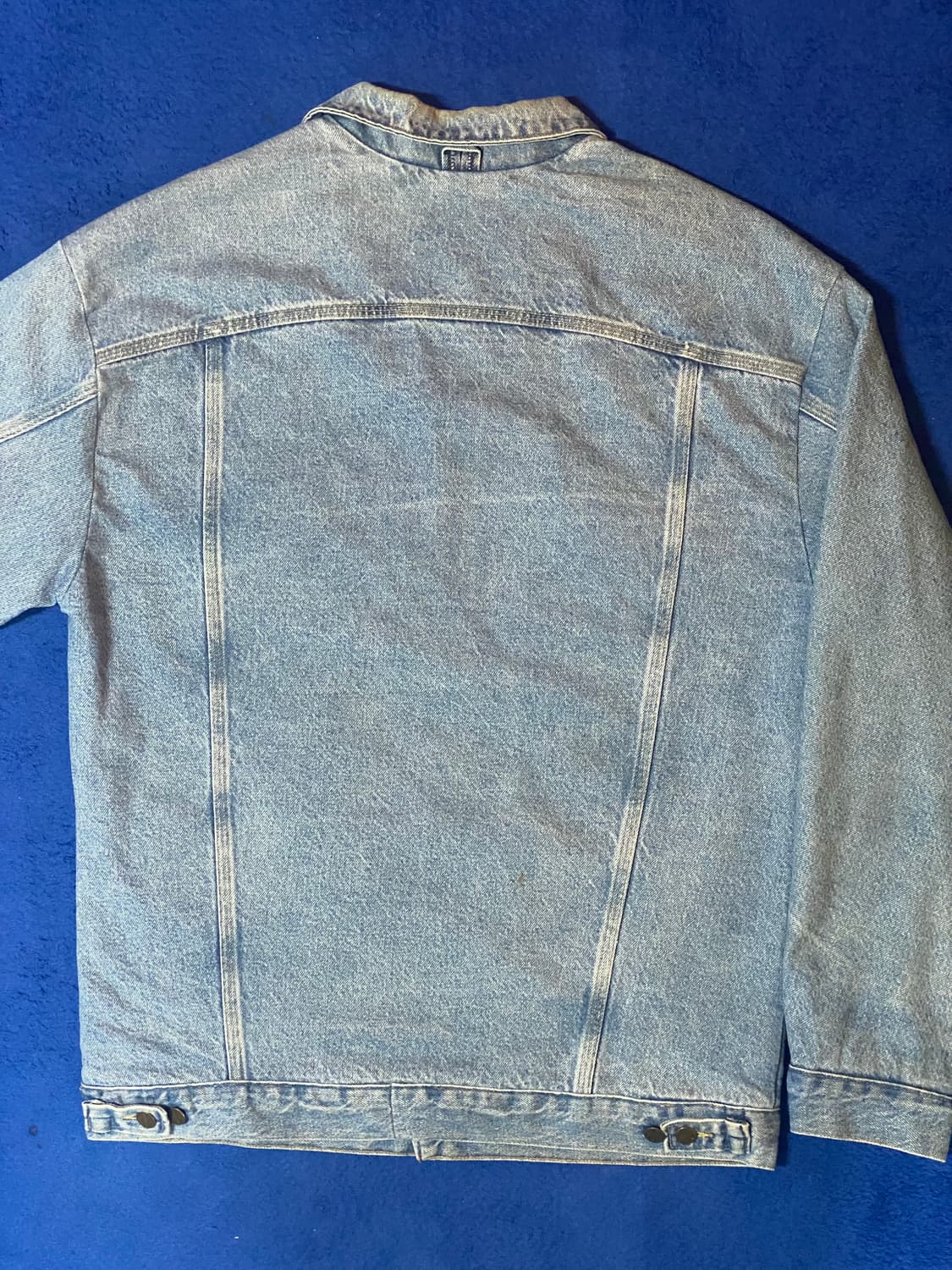 90's Carhartt 빈티지 칼하트 블랭킷 라이너 데님 트러커 재킷 상품이미지4